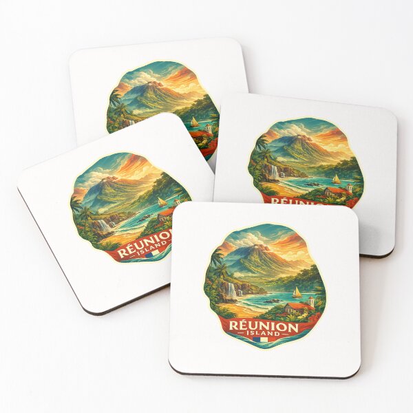 Item preview, Réunion Island Indian Ocean Tropical Coast designed and sold by Places On Earth.