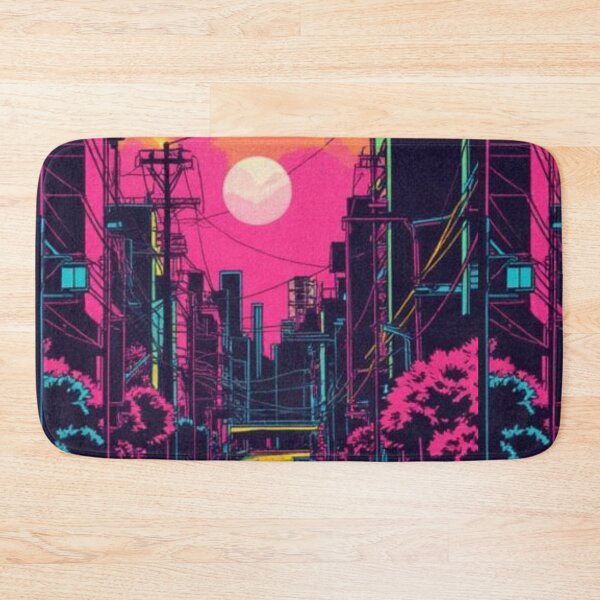 Item preview, Vibrant Silkscreen Cityscape designed and sold by The Rust Lab.