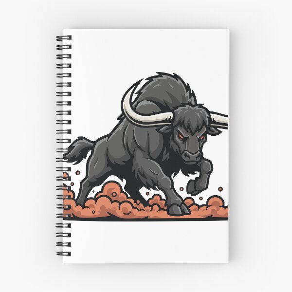 Item preview, Mascota de Black Buffalo Charge Buffalo Power designed and sold by PixelStudioBe.