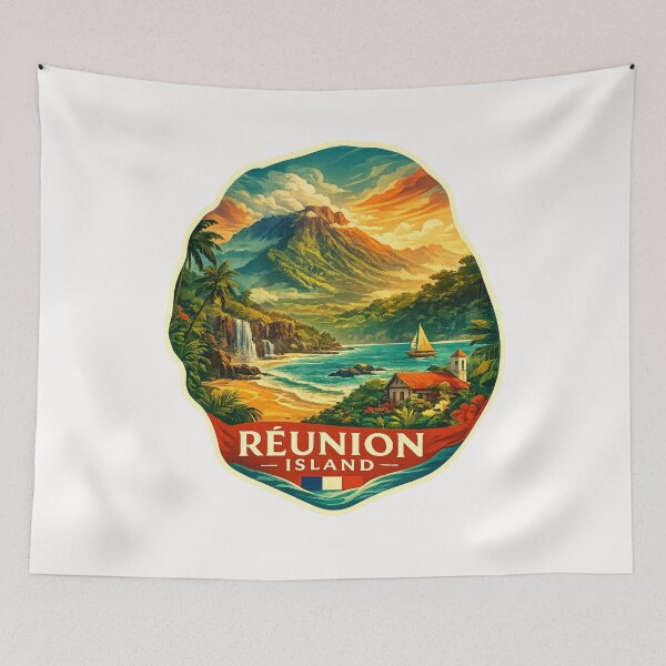 Item preview, Réunion Island Indian Ocean Tropical Coast designed and sold by Places On Earth.
