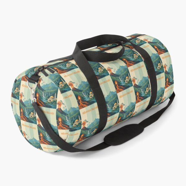 Item preview, Réunion Island Piton de la Fournaise Retro Travel designed and sold by Places On Earth.