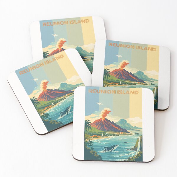 Item preview, Réunion Island Indian Ocean Volcano Coast designed and sold by Places On Earth.