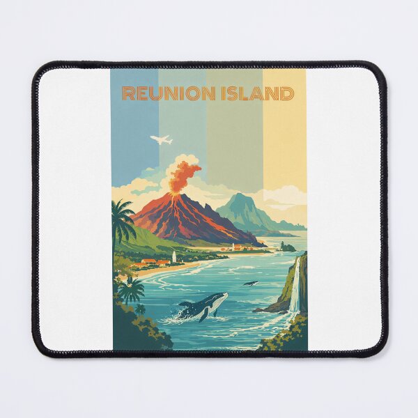 Item preview, Réunion Island Indian Ocean Volcano Coast designed and sold by Places On Earth.