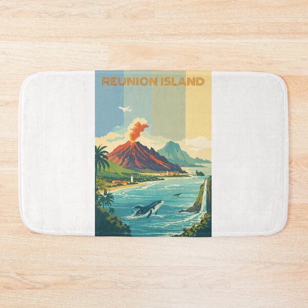 Item preview, Réunion Island Indian Ocean Volcano Coast designed and sold by Places On Earth.