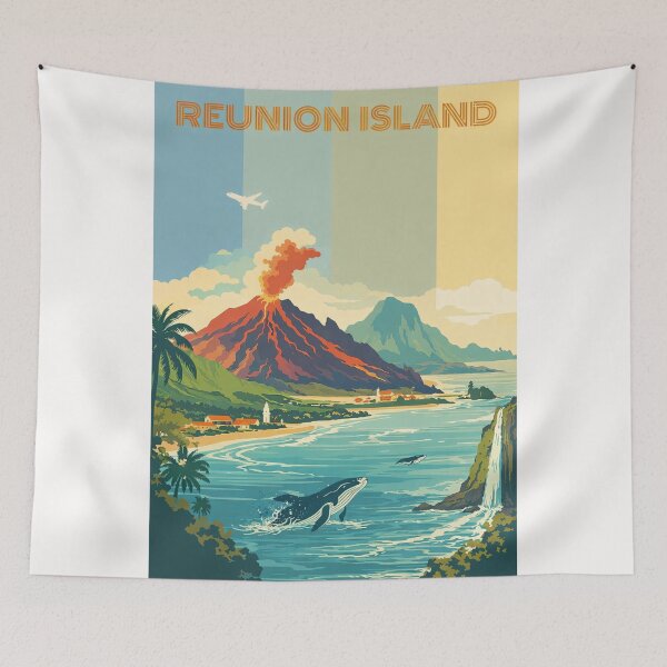 Item preview, Réunion Island Indian Ocean Volcano Coast designed and sold by Places On Earth.