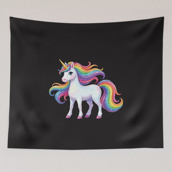 Item preview, Rainbow Unicorn Cute Magical Fantasy Horse Colorful Kawaii Unicorn Design designed and sold by kiralynstration.