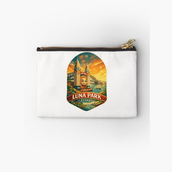Item preview, Luna Park Sydney Milsons Point with Sydney Harbour Bridge and Sydney Opera House at Sunset designed and sold by Places On Earth.