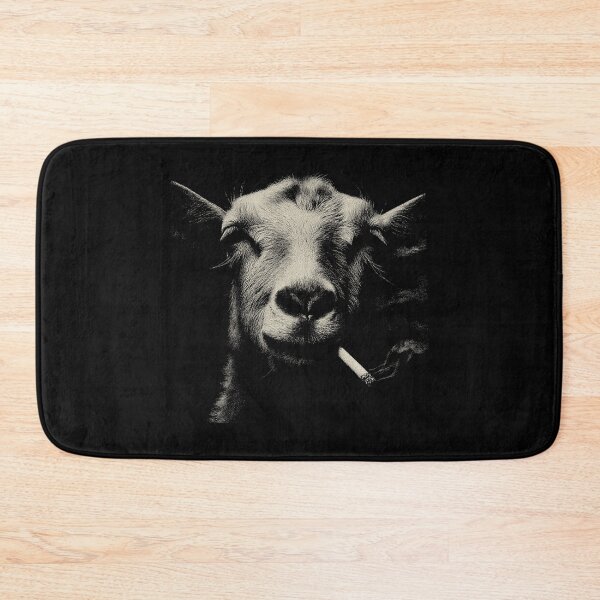 Item preview, Smoking Goat Face Low Key Art designed and sold by k3rstman1.