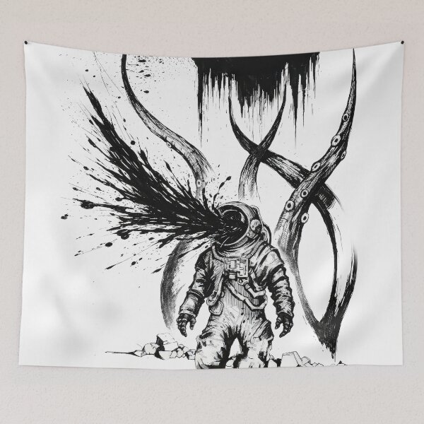 Item preview, End of space art  designed and sold by Saint Arts Studio.