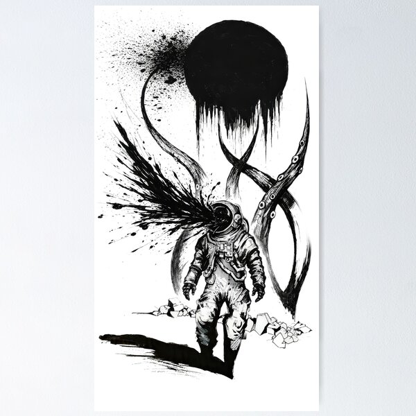 Item preview, End of space art  designed and sold by Saint Arts Studio.