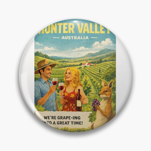 Item preview, Hunter Valley Australia Wine Country near Pokolbin and Lovedale Vineyards designed and sold by Places On Earth.