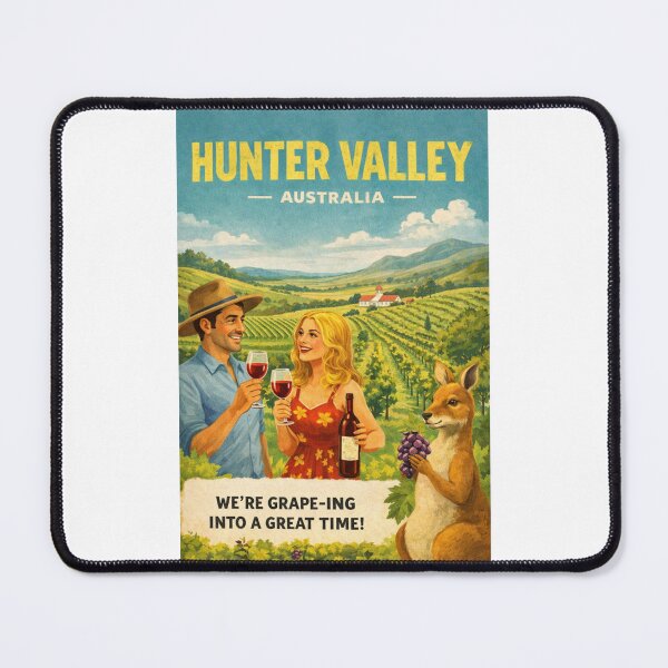Item preview, Hunter Valley Australia Wine Country near Pokolbin and Lovedale Vineyards designed and sold by Places On Earth.