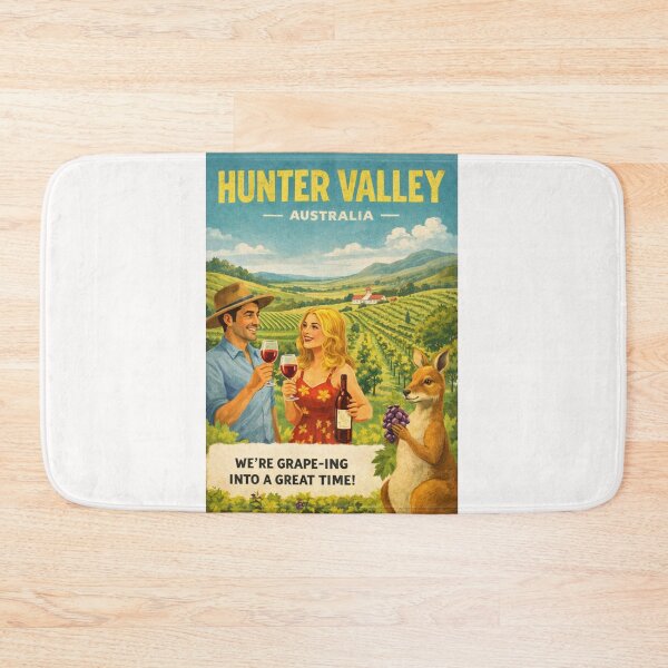 Item preview, Hunter Valley Australia Wine Country near Pokolbin and Lovedale Vineyards designed and sold by Places On Earth.