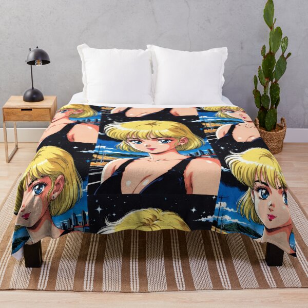 Item preview, Retro 80s Anime Girl Coastal City Vintage Anime Aesthetic designed and sold by Radnime.