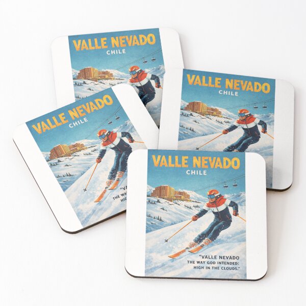 Item preview, Valle Nevado Chile Andes Slopes above Santiago and El Colorado designed and sold by Places On Earth.