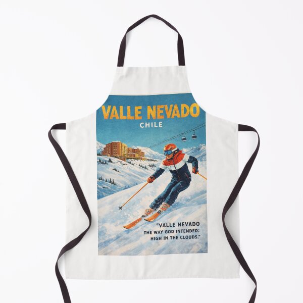 Item preview, Valle Nevado Chile Andes Slopes above Santiago and El Colorado designed and sold by Places On Earth.