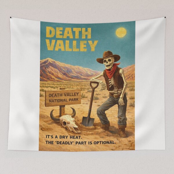Item preview, Death Valley National Park California near Badwater Basin and Furnace Creek designed and sold by Places On Earth.