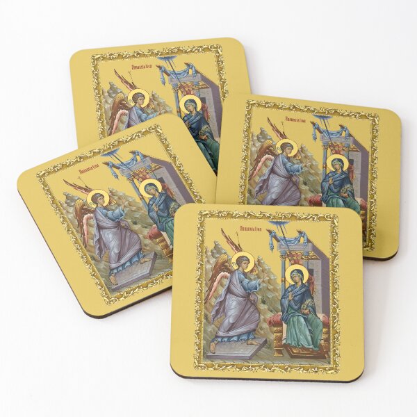 Item preview, Annunciation, icon , also referred to as the Annunciation to the Blessed Virgin Mary, the Annunciation of Our Lady designed and sold by orthodox-icon.