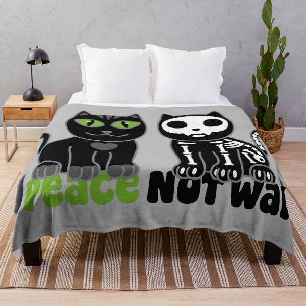 Item preview, CAT PEACE NOT WAR designed and sold by A-mici-marina.