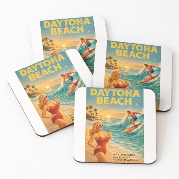 Item preview, Daytona Beach Florida Sunset Coastline near Ormond Beach and Daytona International Speedway designed and sold by Places On Earth.