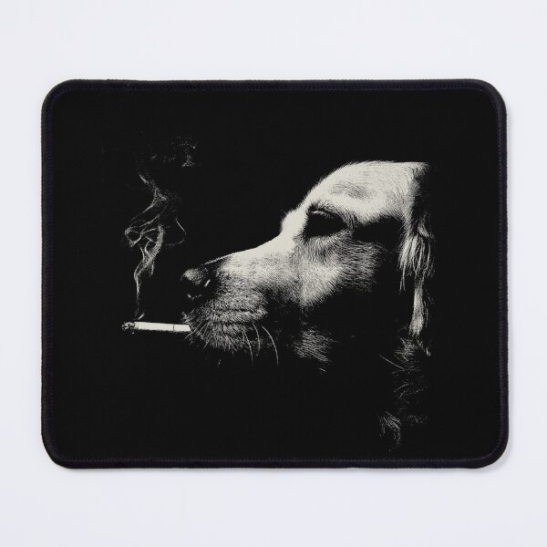 Item preview, Rebellious Golden Retriever Dog Smoking Cigarette designed and sold by k3rstman1.