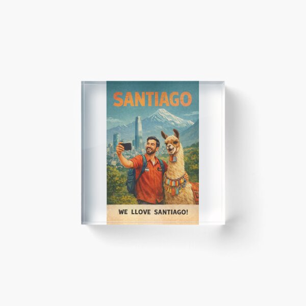 Item preview, Skyline de Santiago, Chile, con la Gran Torre Santiago y la Cordillera de los Andes designed and sold by Places On Earth.