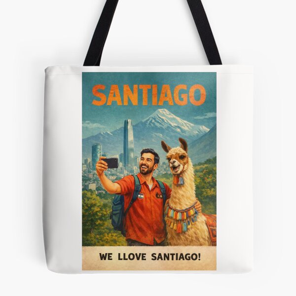 Item preview, Skyline de Santiago, Chile, con la Gran Torre Santiago y la Cordillera de los Andes designed and sold by Places On Earth.