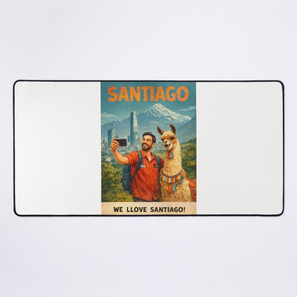 Item preview, Santiago Chile Skyline with Gran Torre Santiago and Andes Mountains designed and sold by Places On Earth.