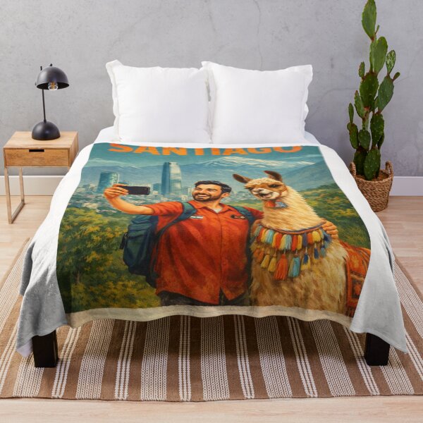 Item preview, Santiago Chile Skyline with Gran Torre Santiago and Andes Mountains designed and sold by Places On Earth.