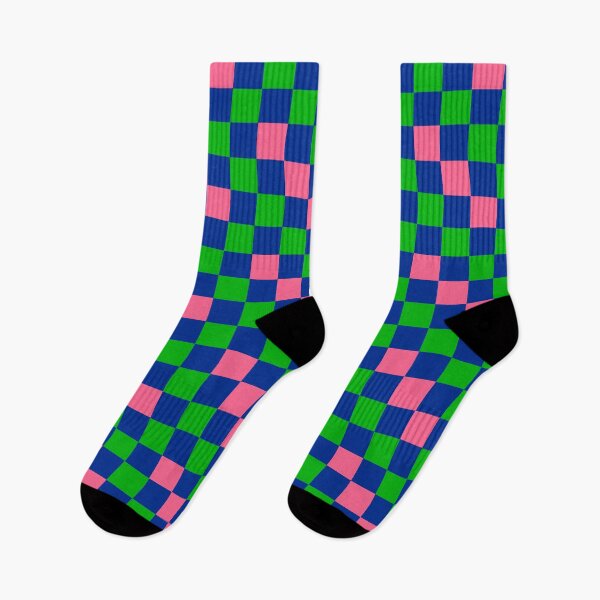 Item preview, Blue Pink Green Checkered Pattern Design  designed and sold by PatternTitan.