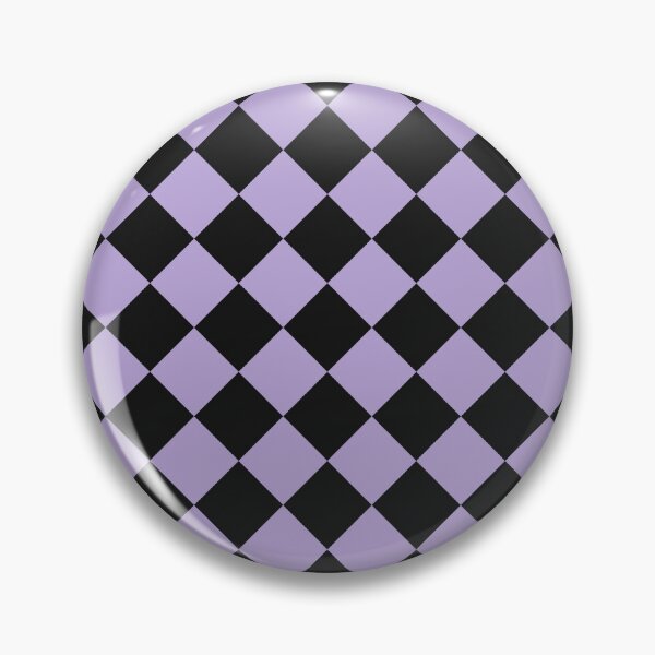 Item preview, Black and Lilac Checkerboard Pattern designed and sold by pattern-archive.