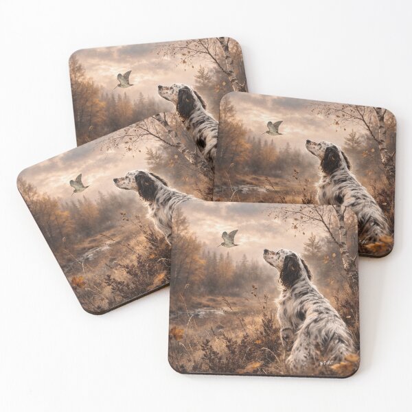 Item preview, English Setter – Bird Dog Point  designed and sold by TammyHunterArt.