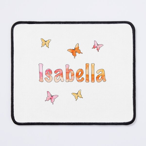 Item preview, Watercolor Name Isabella with Butterflies designed and sold by katifinell.