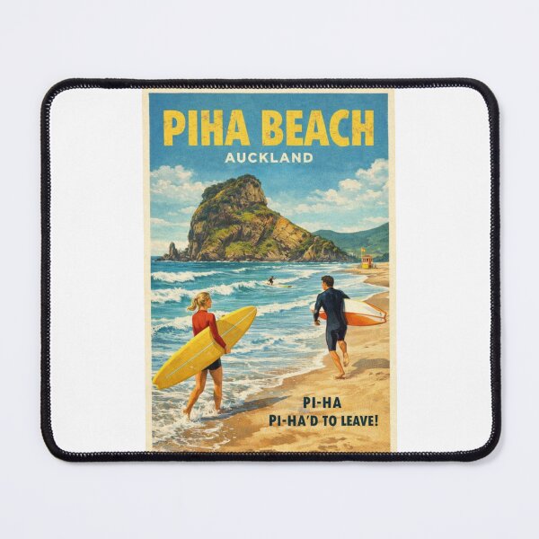 Item preview, Piha Beach Auckland Surf Coast near Waitakere Ranges and Karekare Beach designed and sold by Places On Earth.
