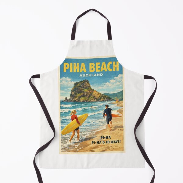 Item preview, Piha Beach Auckland Surf Coast near Waitakere Ranges and Karekare Beach designed and sold by Places On Earth.
