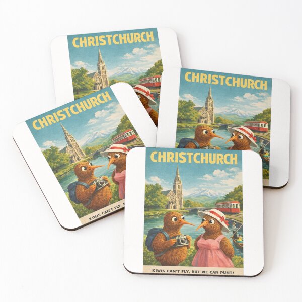 Item preview, Christchurch New Zealand Avon River and Canterbury Plains designed and sold by Places On Earth.