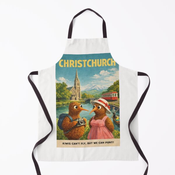 Item preview, Christchurch New Zealand Avon River and Canterbury Plains designed and sold by Places On Earth.