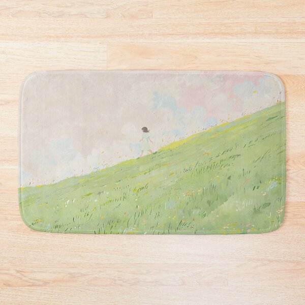Item preview, Walking on a Spring Meadow – Soft Pastel Dream Illustration designed and sold by KiraChie.