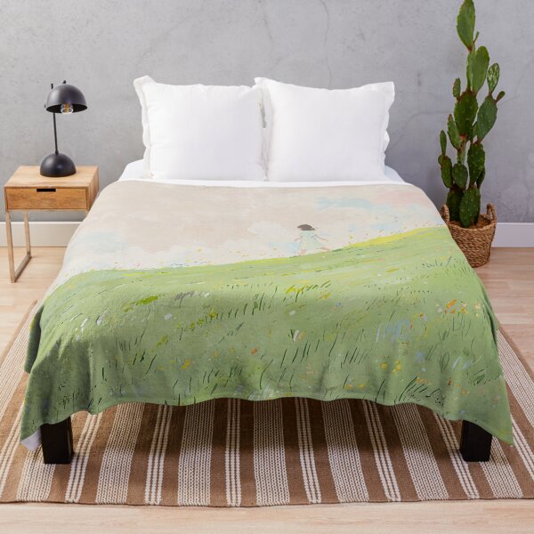 Item preview, Walking on a Spring Meadow – Soft Pastel Dream Illustration designed and sold by KiraChie.