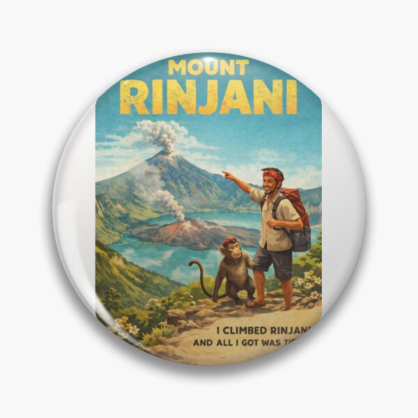 Item preview, Mount Rinjani Lombok with Segara Anak and Gunung Baru Jari designed and sold by Places On Earth.