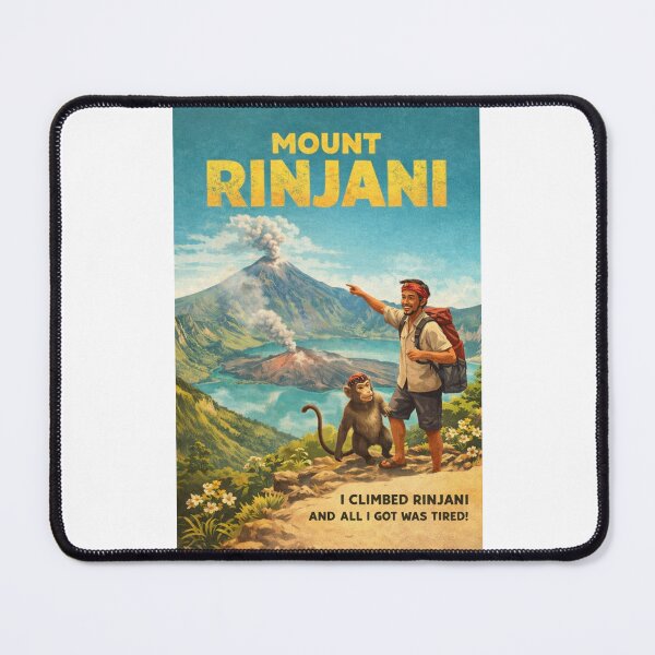 Item preview, Mount Rinjani Lombok with Segara Anak and Gunung Baru Jari designed and sold by Places On Earth.