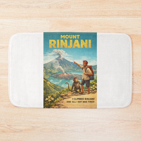Item preview, Mount Rinjani Lombok with Segara Anak and Gunung Baru Jari designed and sold by Places On Earth.