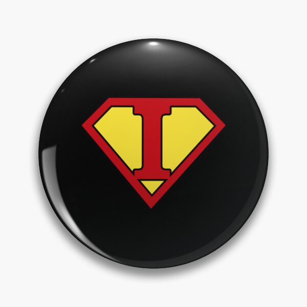 Item preview, Superhero Symbol Letter I  designed and sold by grettamccoy.