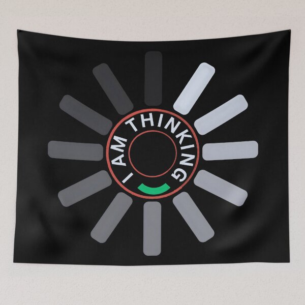 Item preview, I'm Thinking – Funny Deep Thought Quote | Minimalist Humor Graphic Design designed and sold by Teetreasure2.