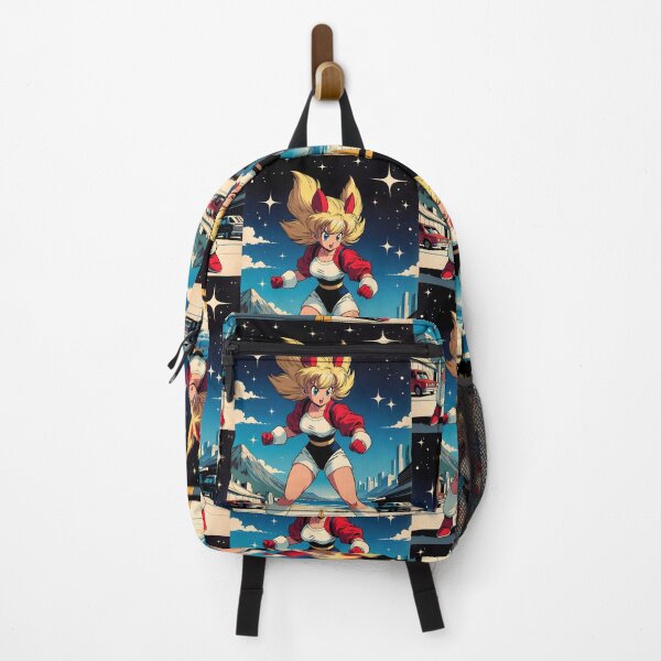 Item preview, Retro 80s Anime Action Girl Coastal City Vintage Anime Aesthetic designed and sold by Radnime.
