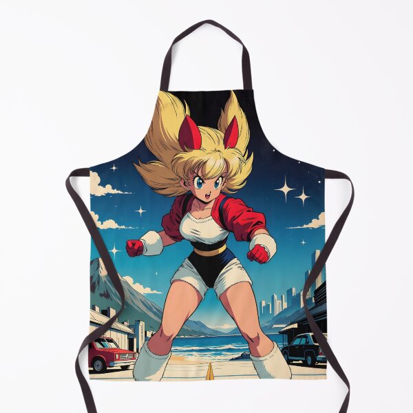 Item preview, Retro 80s Anime Action Girl Coastal City Vintage Anime Aesthetic designed and sold by Radnime.