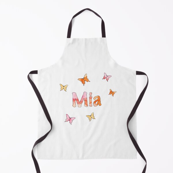Item preview, Watercolor Name Mia with Butterflies designed and sold by katifinell.