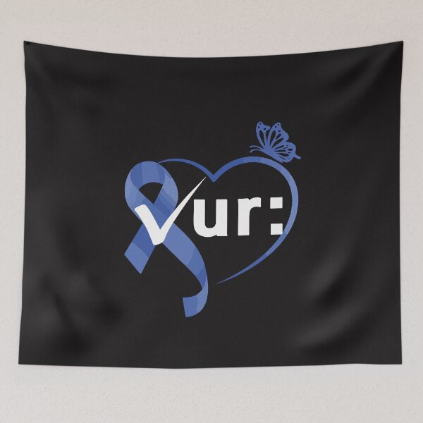 Item preview, Cure Colon Cancer Awareness Blue Ribbon Colon Cancer Support Design designed and sold by kiralynstration.