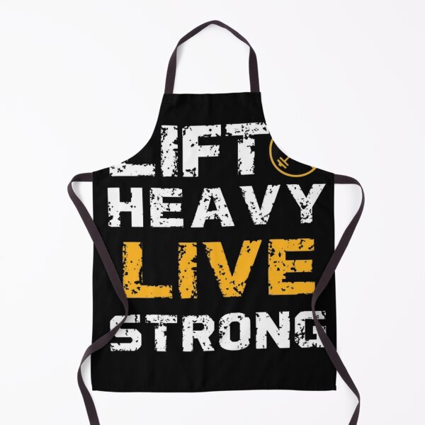 Item preview, Lift Heavy Live Strong Gym Shirt | Fitness Motivation Quote designed and sold by guchieworldcollection.