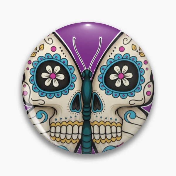 Item preview, Mariposa skull designed and sold by KabronX.